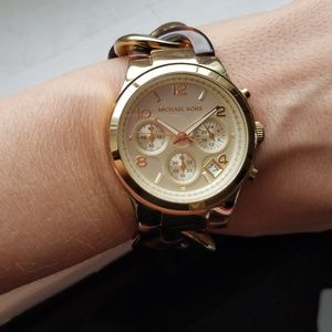 Michael Kors Tortoise Link Watch